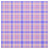 Tissu Plaid bleu et rose violet (Échantillon)