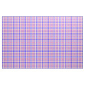 Tissu Plaid bleu et rose violet (Fat Quarter)