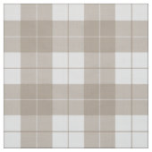 Tissu Plaid Brun Ocre Essentiel (Échantillon)