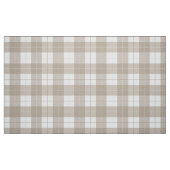 Tissu Plaid Brun Ocre Essentiel (Fat Quarter)