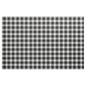 Tissu Plaid Buffalo blanc et noir (Fat Quarter)