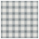Tissu Plaid Buffalo Bleu Gris et Blanc (Échantillon)