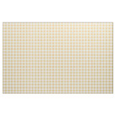Tissu Plaid Buffle Jaune et Blanc (Yard)