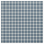 Tissu Plaid Checkered bleu et blanc vintage (Échantillon)