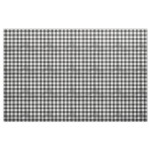 Tissu Plaid Checkered noir et blanc (Yard)