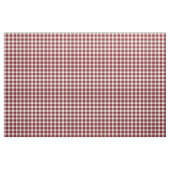 Tissu Plaid Checkered rouge et blanc vintage (Yard)