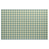 Tissu Plaid Checkered vert, bleu et jaune (Fat Quarter)