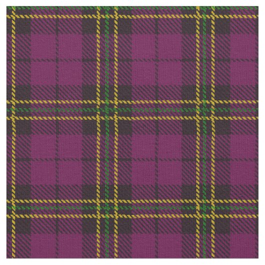 Tissu Plaid clair - jaune, vert rayé noir (Fermer)