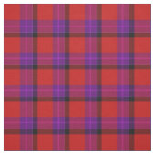 Tissu plaid dans un Motif marron rouge violet (Échantillon)