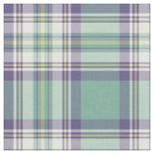 Tissu Plaid d'Aqua, pourpre et jaune (Fermer)