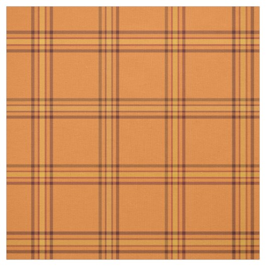 Tissu Plaid d'automne de chute dans l'orange avec le (Échantillon)
