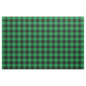 Tissu Plaid de bison vert clair et noir Chevron (Fat Quarter)