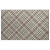 Tissu Plaid de brun bleu (Fat Quarter)