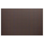 Tissu Plaid de brun foncé de Chocholate avec le noir de (Yard)
