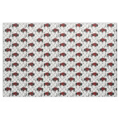 Tissu Plaid de Buffalo rouge et noir (Fat Quarter)