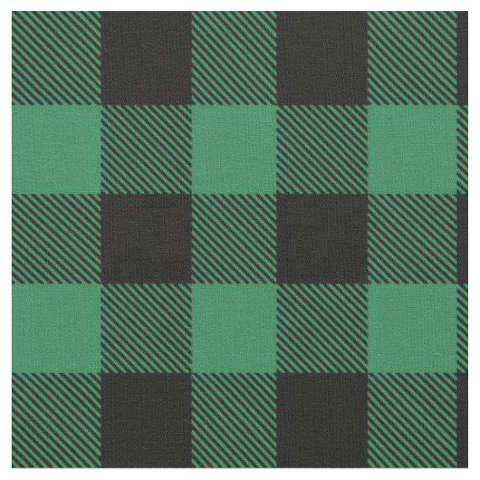 Tissu Plaid de buffle noir rustique (Fermer)
