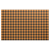 Tissu Plaid de buffle orange et noir (Fat Quarter)