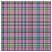 Tissu Plaid de mode de vert d'orchidée, de turquoise et (Échantillon)