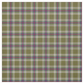 Tissu Plaid de mode de vert et de pourpre de mousse (Échantillon)