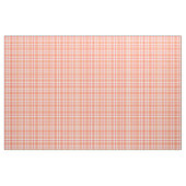 Tissu Plaid de mode d'orange et de roses indien (Yard)