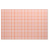 Tissu Plaid de mode d'orange et de roses indien (Fat Quarter)