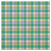 Tissu Plaid de mode vert et violet (Échantillon)