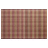 Tissu Plaid de pixel en rouge et or (Yard)