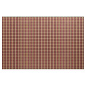 Tissu Plaid de pixel en rouge et or (Fat Quarter)