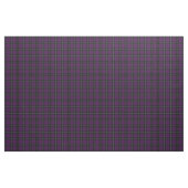 Tissu Plaid de pourpre/prune avec rayure blanche/noire (Yard)