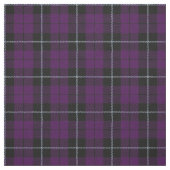 Tissu Plaid de pourpre/prune avec rayure blanche/noire (Échantillon)