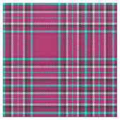 Tissu Plaid de rose et d'Aqua, avec rayure blanche/noire (Fermer)