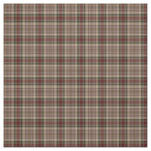 Tissu Plaid de Tan, rouge et vert (Échantillon)