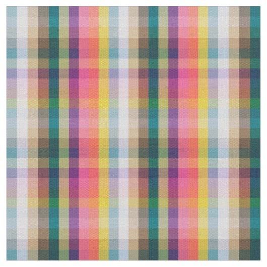 Tissu Plaid écossais Abstrait (Fermer)