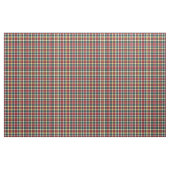 Tissu Plaid écossais rouge, vert, et jaune vintage (Fat Quarter)