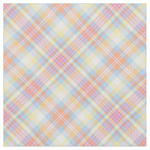 Tissu Plaid en pastel de rayure