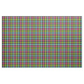 Tissu Plaid Girly Checkered au néon (Fat Quarter)