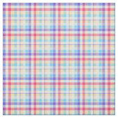 Tissu Plaid Girly de pourpre, rose et bleu (Échantillon)