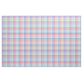 Tissu Plaid Girly de pourpre, rose et bleu (Fat Quarter)