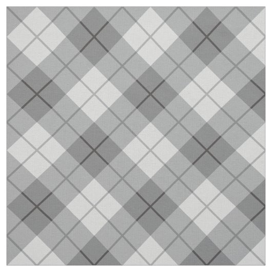 Tissu Plaid gris (Échantillon)