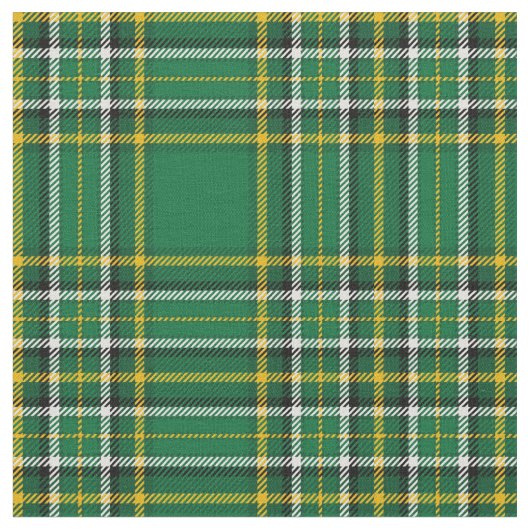 Tissu Plaid irlandais vert, avec rayure blanche/noire (Fermer)