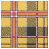tissu plaid jaune (Échantillon)