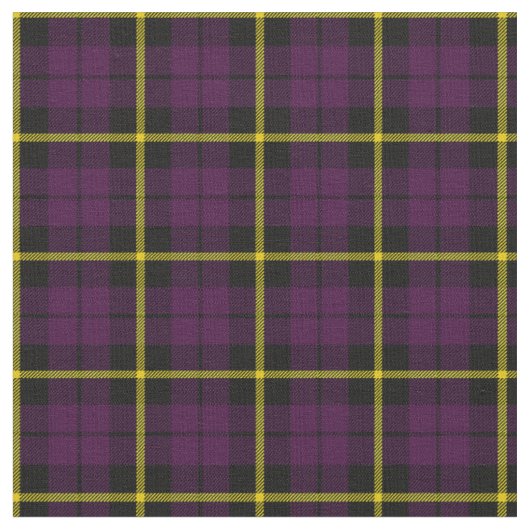 Tissu Plaid jaune noir pourpre chaud foncé print2 de (Fermer)