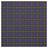 Tissu Plaid jaune noir pourpre print2 de rayure de prune (Échantillon)