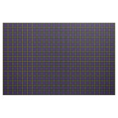 Tissu Plaid jaune noir pourpre print2 de rayure de prune (Fat Quarter)