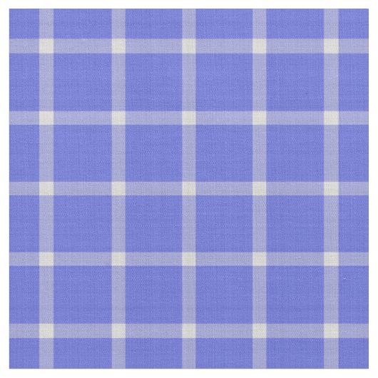 Tissu Plaid Large Pervenche Foncé (Fermer)