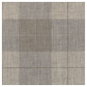 Tissu Plaid Marron Ocre Contemporain (Fermer)