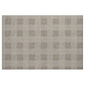 Tissu Plaid Marron Ocre Contemporain (Fat Quarter)