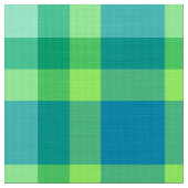 Tissu Plaid moderne de la moitié du siècle - vert et (Fermer)