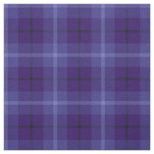 Tissu Plaid noir/blanc royal et bleu-foncé lumineux de