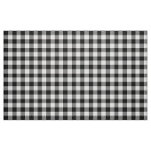 Tissu Plaid noir et blanc audacieux de guingan (Fat Quarter)